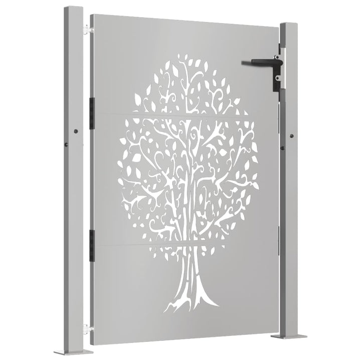 Poort 105x155 cm boomontwerp cortenstaal