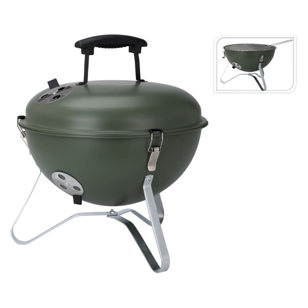 ProGarden Kogelbarbecue 37 cm olijfgroen