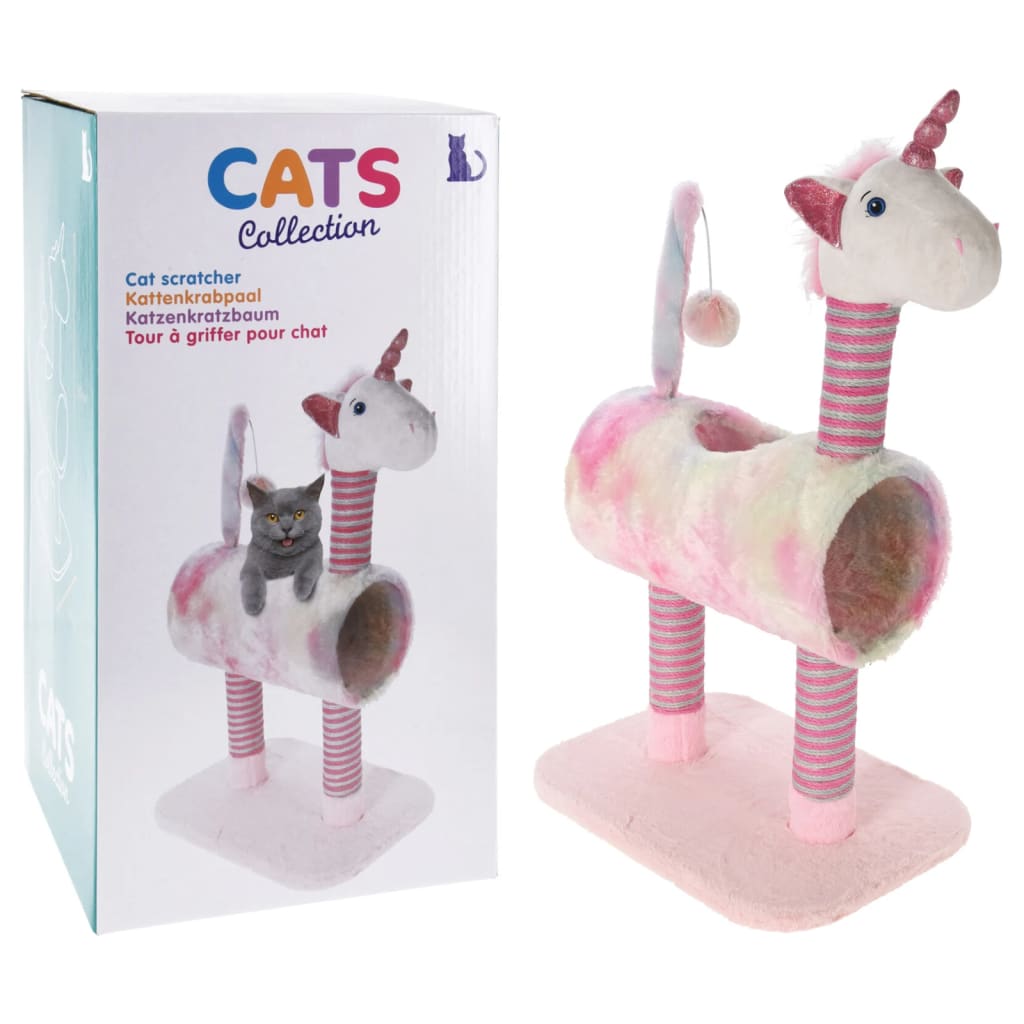 Pets Collection Kattenkrabpaal Unicorn 40x30x85 cm