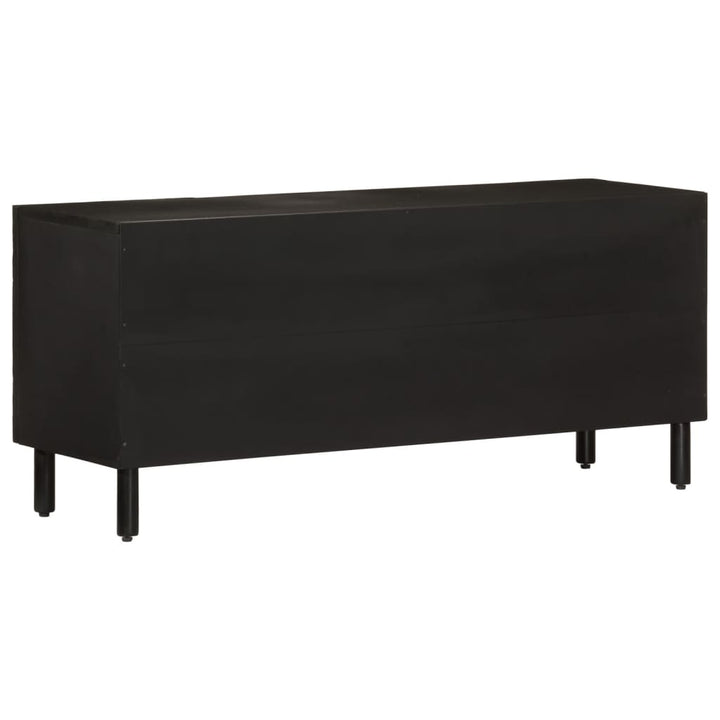 Tv-meubel 105x33x46 cm massief mangohout zwart