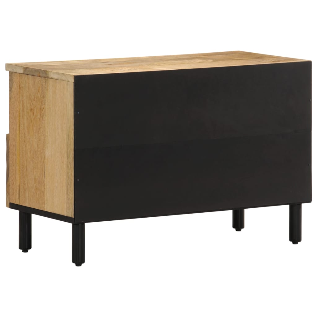 Tv-meubel 70x33x46 cm massief mangohout