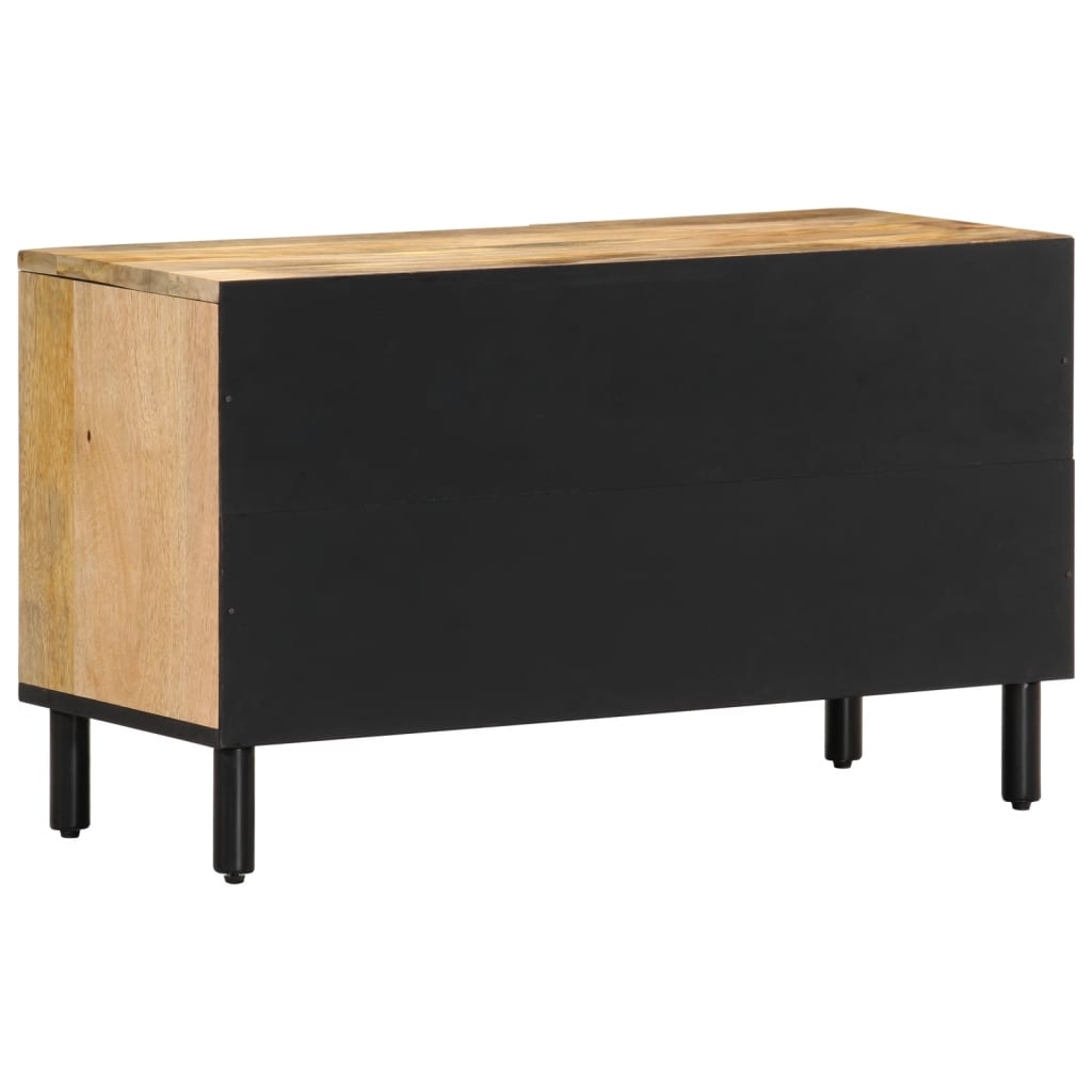 Tv-meubel 80x31x46 cm massief mangohout