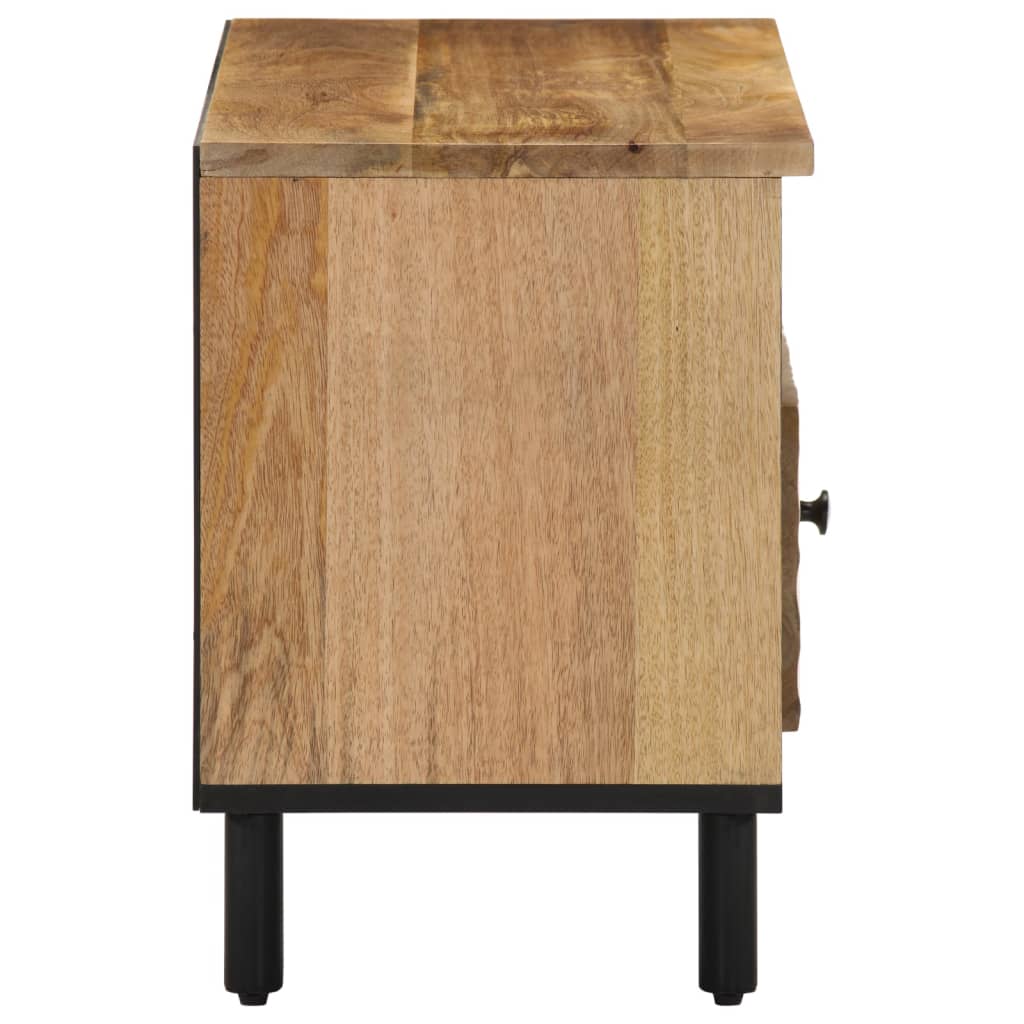 Tv-meubel 80x33x46 cm massief mangohout