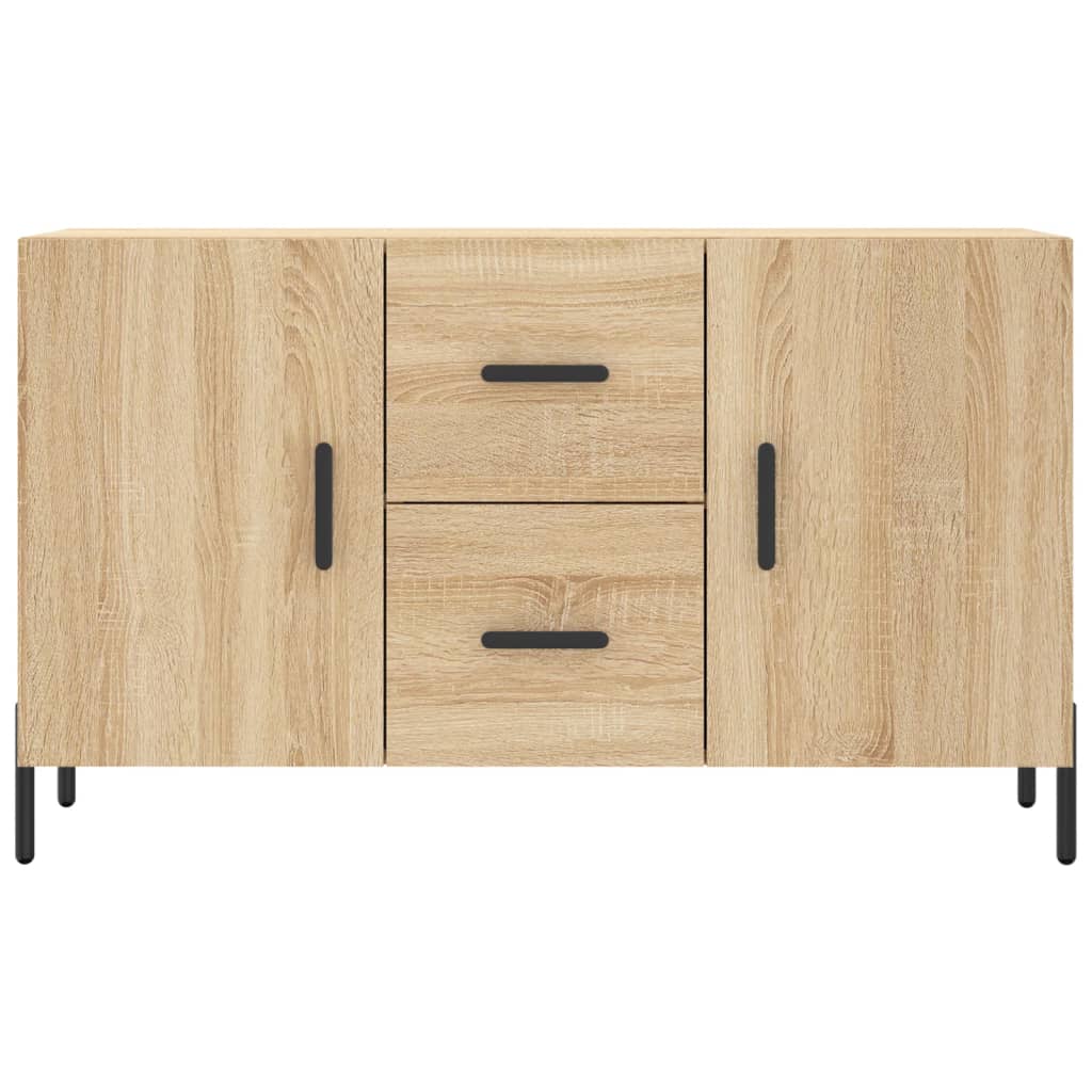 Dressoir 100x36x60 cm bewerkt hout sonoma eikenkleurig