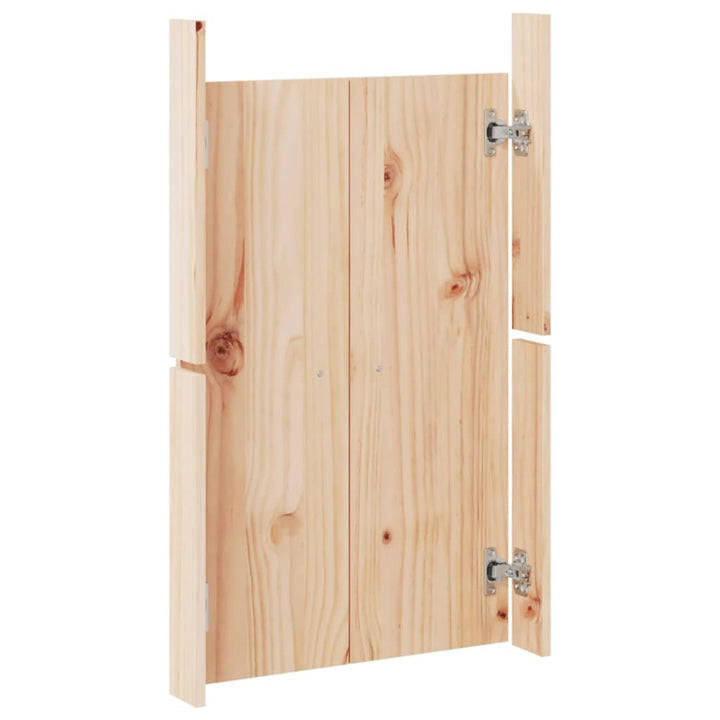 Kastdeurtjes voor buitenkeuken 2 st 50x9x82 cm grenenhout