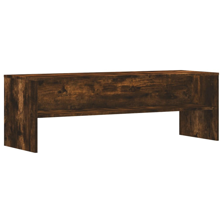 Tv-meubel 120x40x40 cm bewerkt hout gerookt eikenkleurig