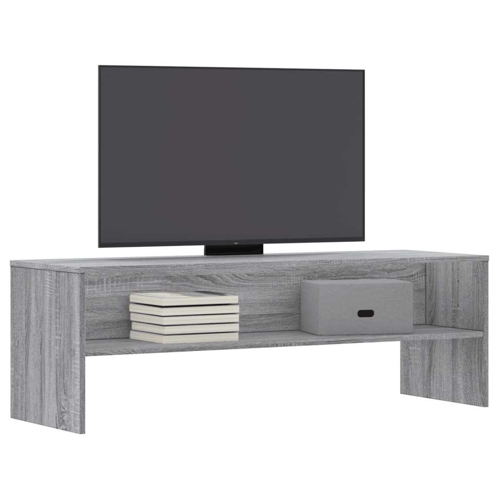 Tv-meubel 120x40x40 cm bewerkt hout grijs sonoma eikenkleurig