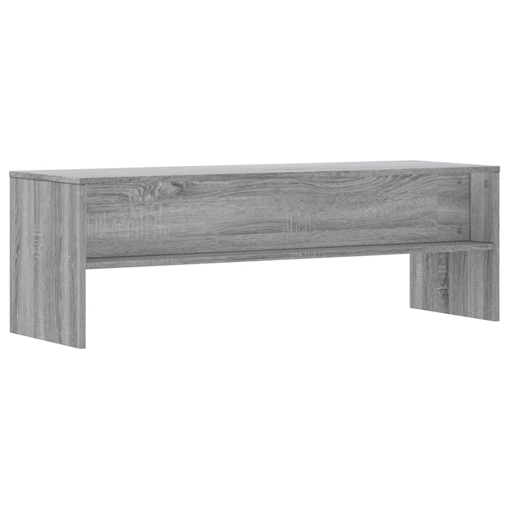 Tv-meubel 120x40x40 cm bewerkt hout grijs sonoma eikenkleurig