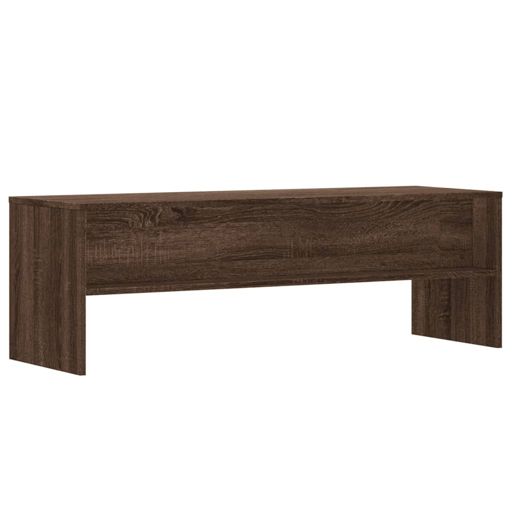 Tv-meubel 120x40x40 cm bewerkt hout bruin eikenkleurig