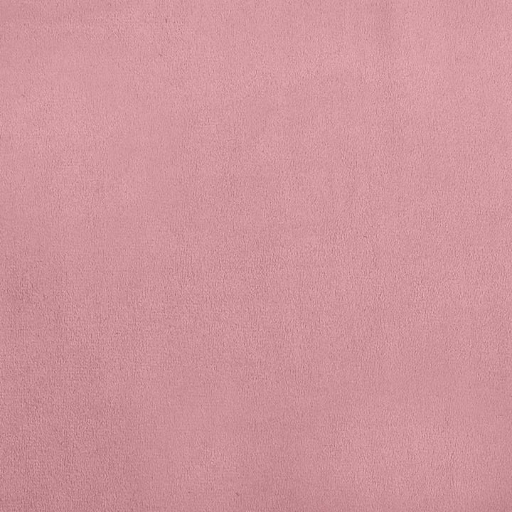 Kinderbank 70x45x30 cm fluweel roze