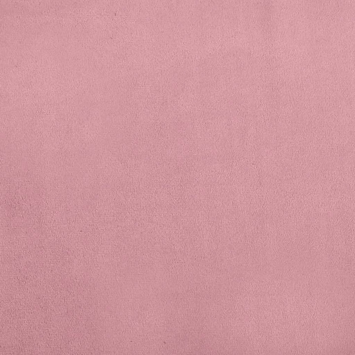 Kinderbank 100x54x33 cm fluweel roze
