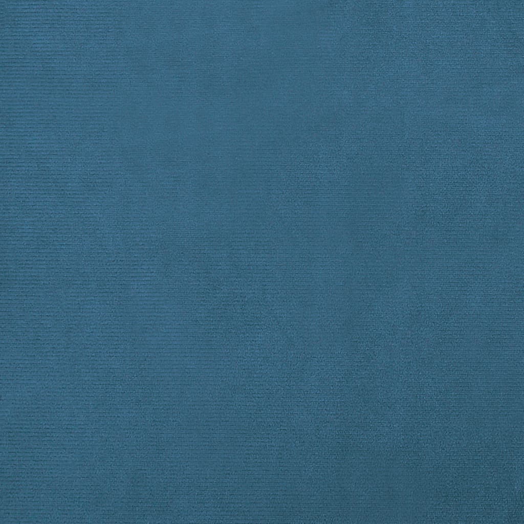 Kinderbank 100x50x26 cm fluweel blauw