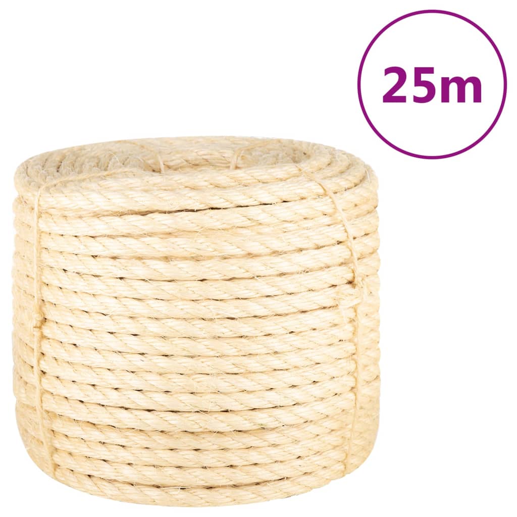 Touw 14 mm 25 m 100% sisal