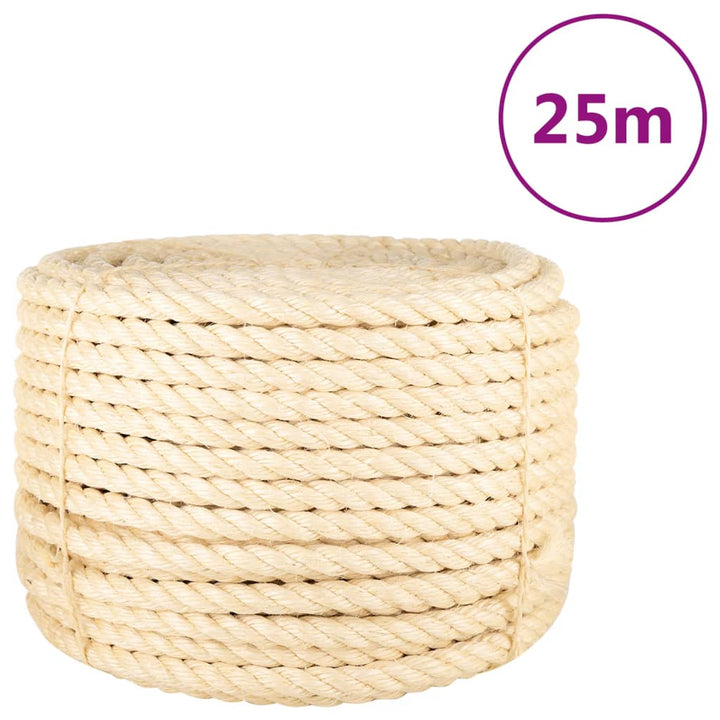 Touw 20 mm 25 m 100% sisal