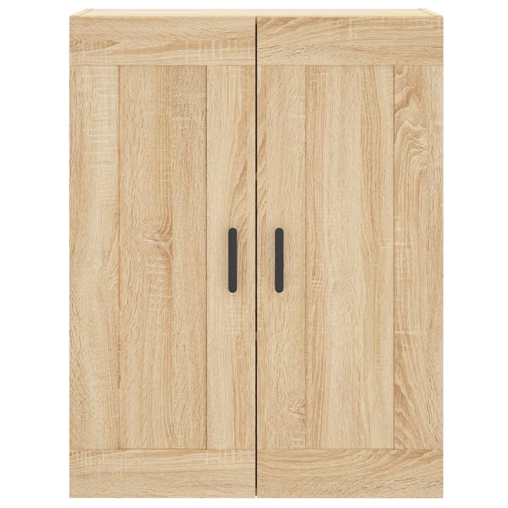 Hoge kast 69,5x34x180 cm bewerkt hout sonoma eikenkleurig