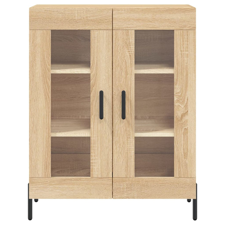 Hoge kast 69,5x34x180 cm bewerkt hout sonoma eikenkleurig