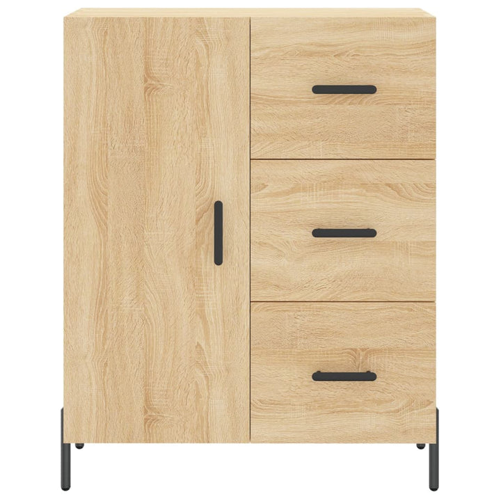 Hoge kast 69,5x34x180 cm bewerkt hout sonoma eikenkleurig