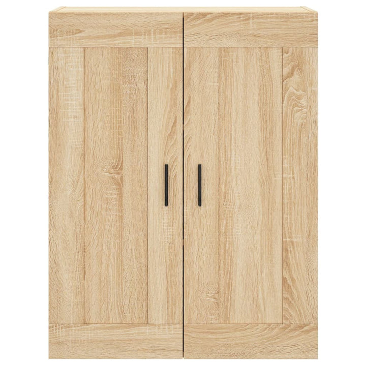 Hoge kast 69,5x34x180 cm bewerkt hout sonoma eikenkleurig