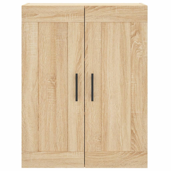 Hoge kast 69,5x34x180 cm bewerkt hout sonoma eikenkleurig