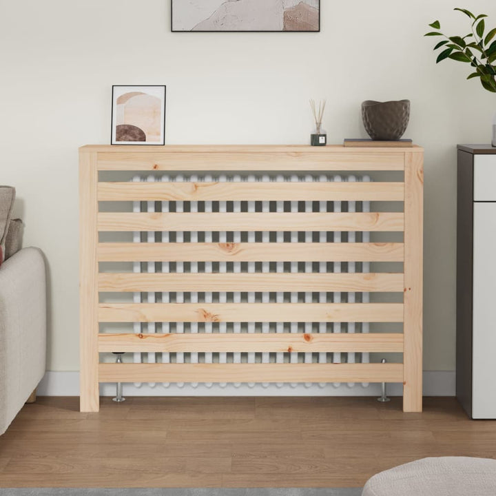 Radiatorombouw 108,5x19x84 cm massief grenenhout