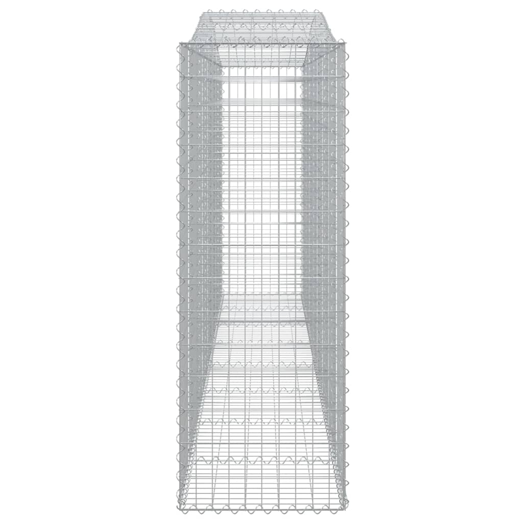 Schanskorven 15 st gewelfd 400x50x140/160 cm ijzer