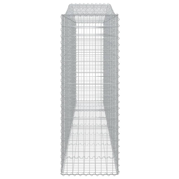 Schanskorven 15 st gewelfd 400x50x140/160 cm ijzer