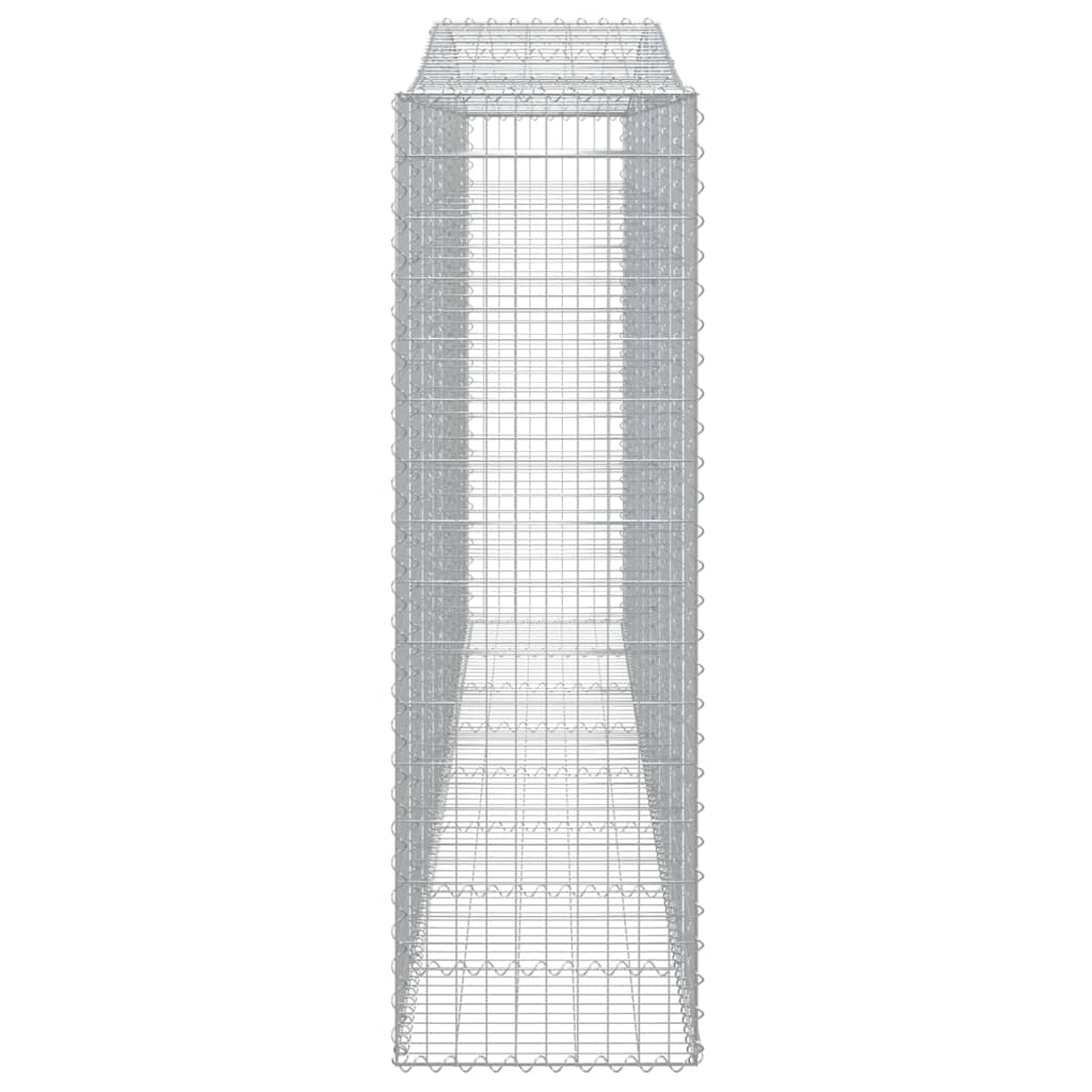 Schanskorven 9 st gewelfd 400x50x160/180 cm ijzer