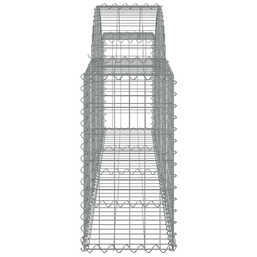 Schanskorven 25 st gewelfd 200x30x60/80 cm gegalvaniseerd ijzer