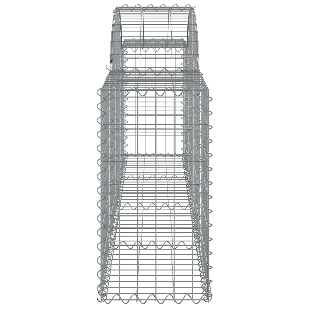 Schanskorven 30 st gewelfd 200x30x60/80 cm gegalvaniseerd ijzer