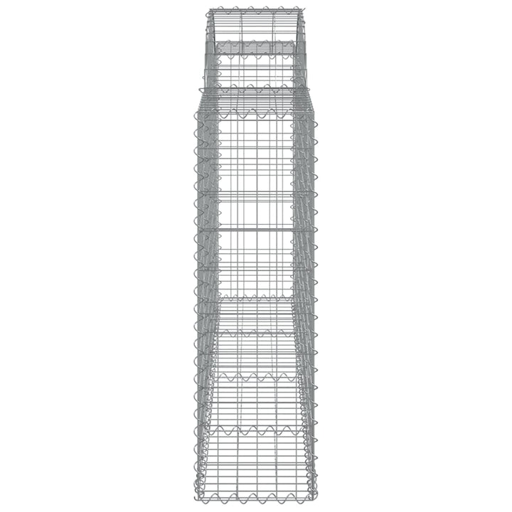 Schanskorven 40 st gewelfd 200x30x100/120 cm ijzer