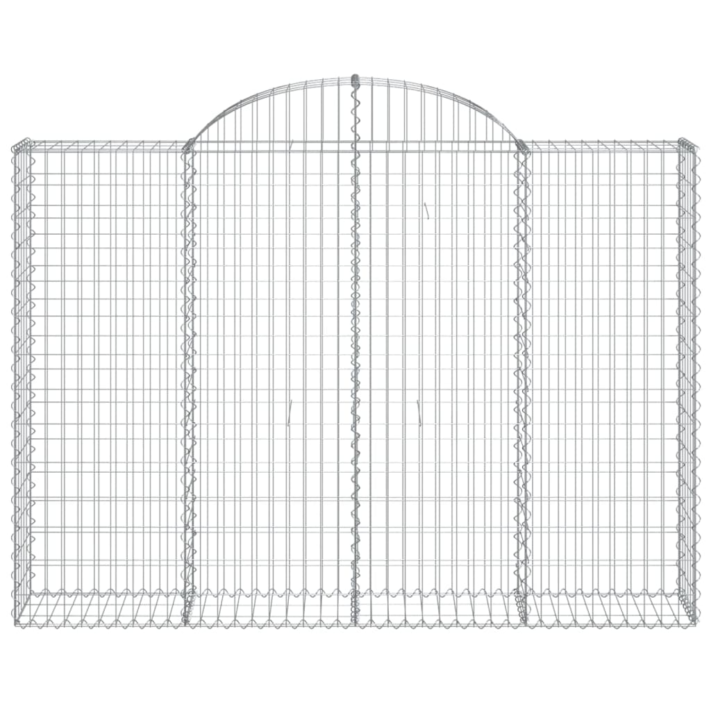 Schanskorven 11 st gewelfd 200x30x140/160 cm ijzer