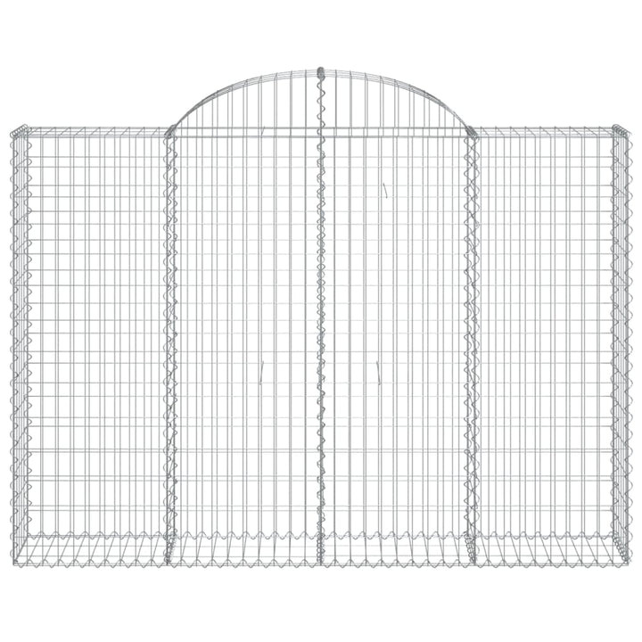 Schanskorven 11 st gewelfd 200x30x140/160 cm ijzer