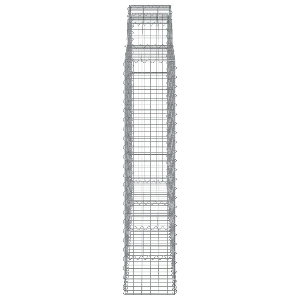 Schanskorven 18 st gewelfd 200x30x140/160 cm ijzer