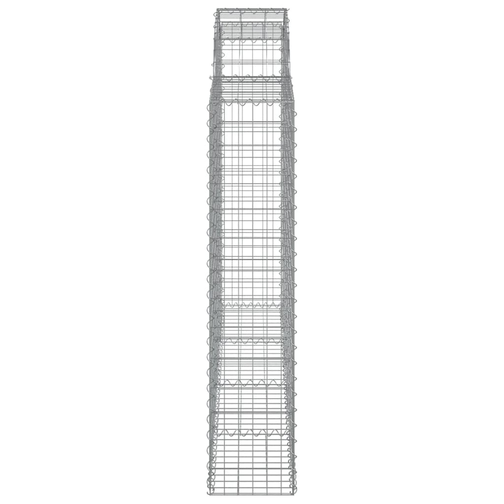 Schanskorven 20 st gewelfd 200x30x140/160 cm ijzer