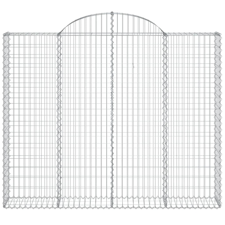 Schanskorven 8 st gewelfd 200x30x160/180 cm ijzer