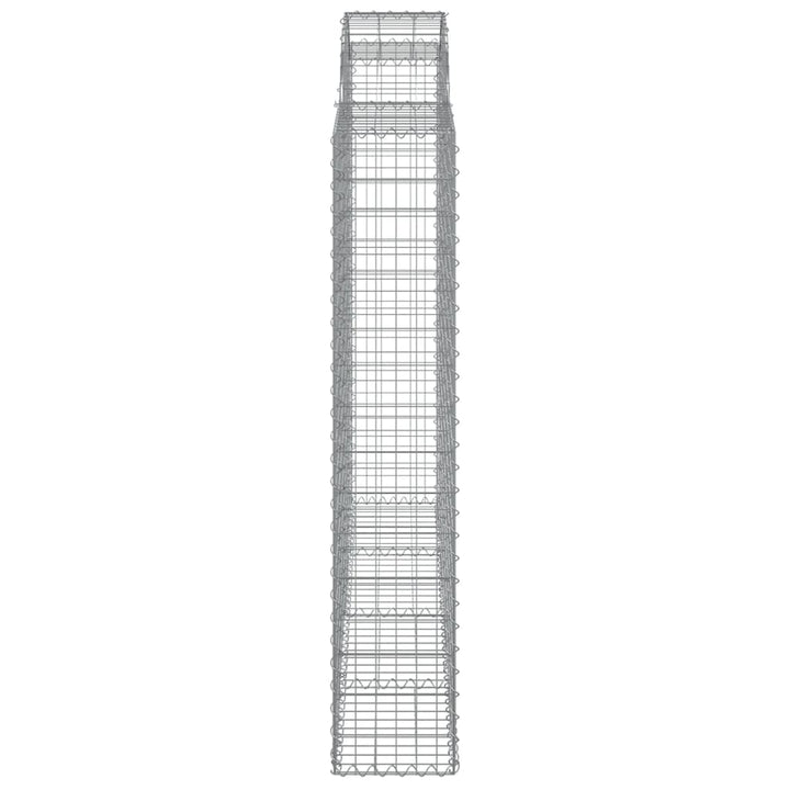 Schanskorven 10 st gewelfd 200x30x160/180 cm ijzer