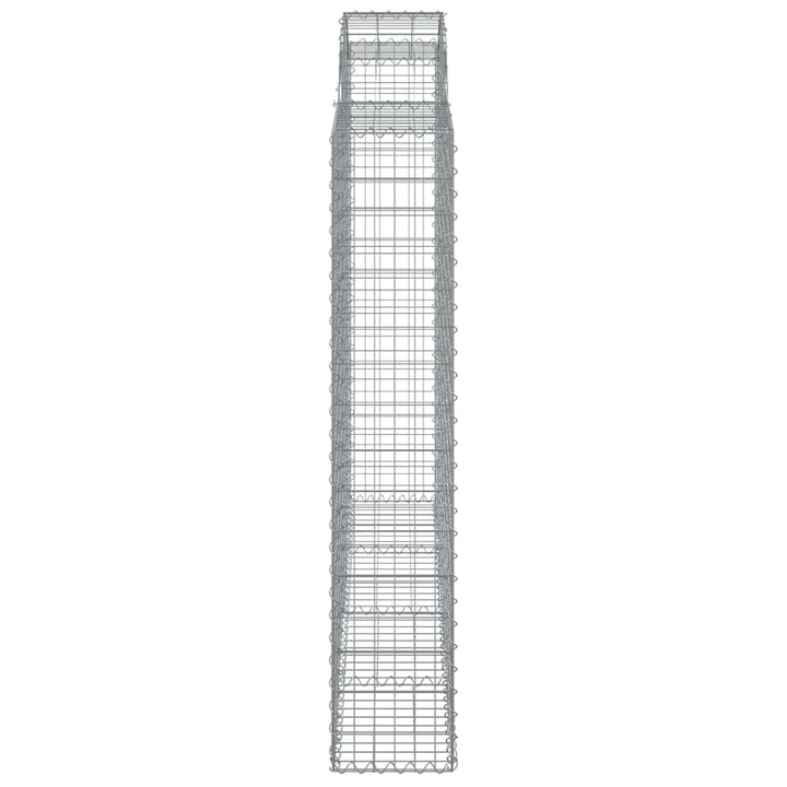 Schanskorven 11 st gewelfd 200x30x160/180 cm ijzer