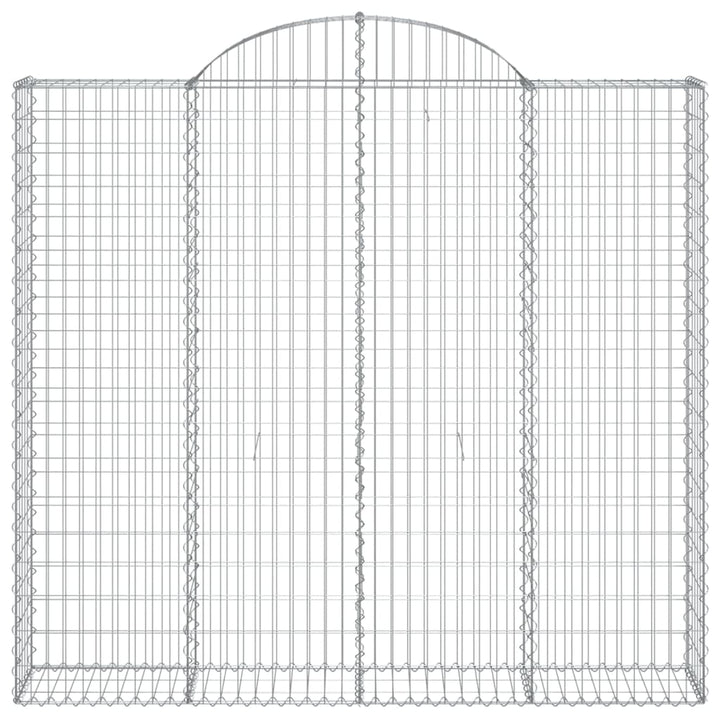 Schanskorven 9 st gewelfd 200x30x180/200 cm ijzer