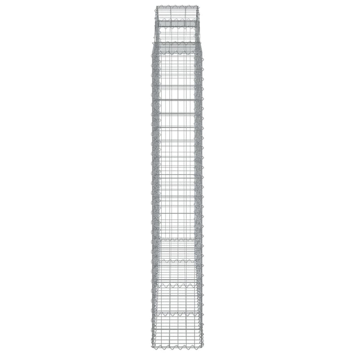 Schanskorven 9 st gewelfd 200x30x180/200 cm ijzer