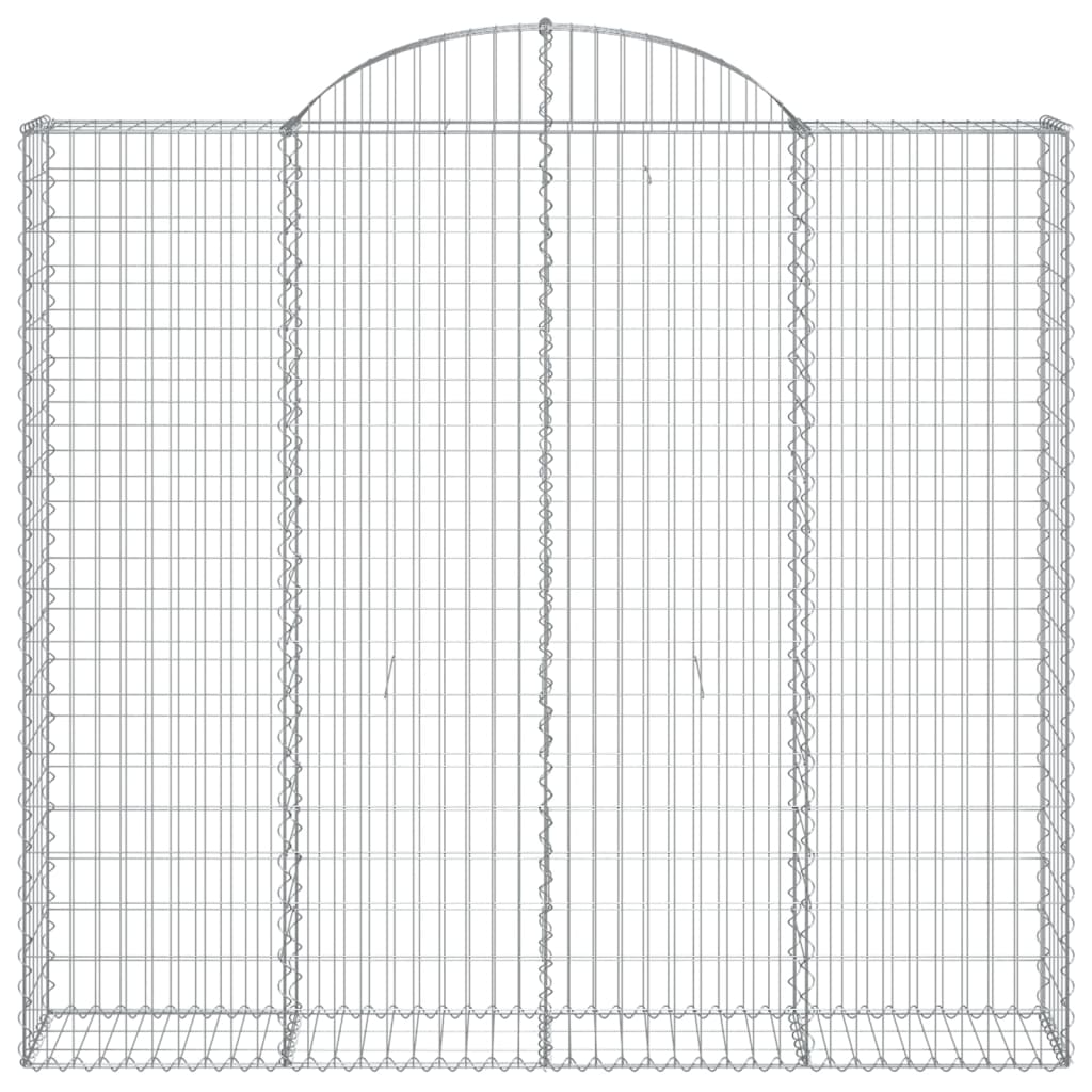 Schanskorven 10 st gewelfd 200x30x180/200 cm ijzer