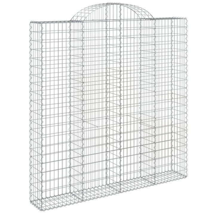 Schanskorven 6 st gewelfd 200x30x200/220 cm ijzer