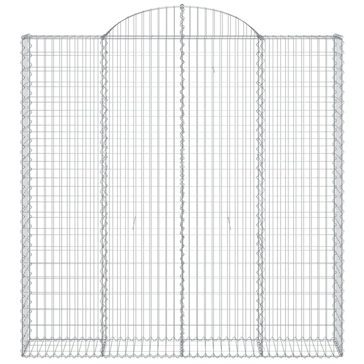 Schanskorven 6 st gewelfd 200x30x200/220 cm ijzer