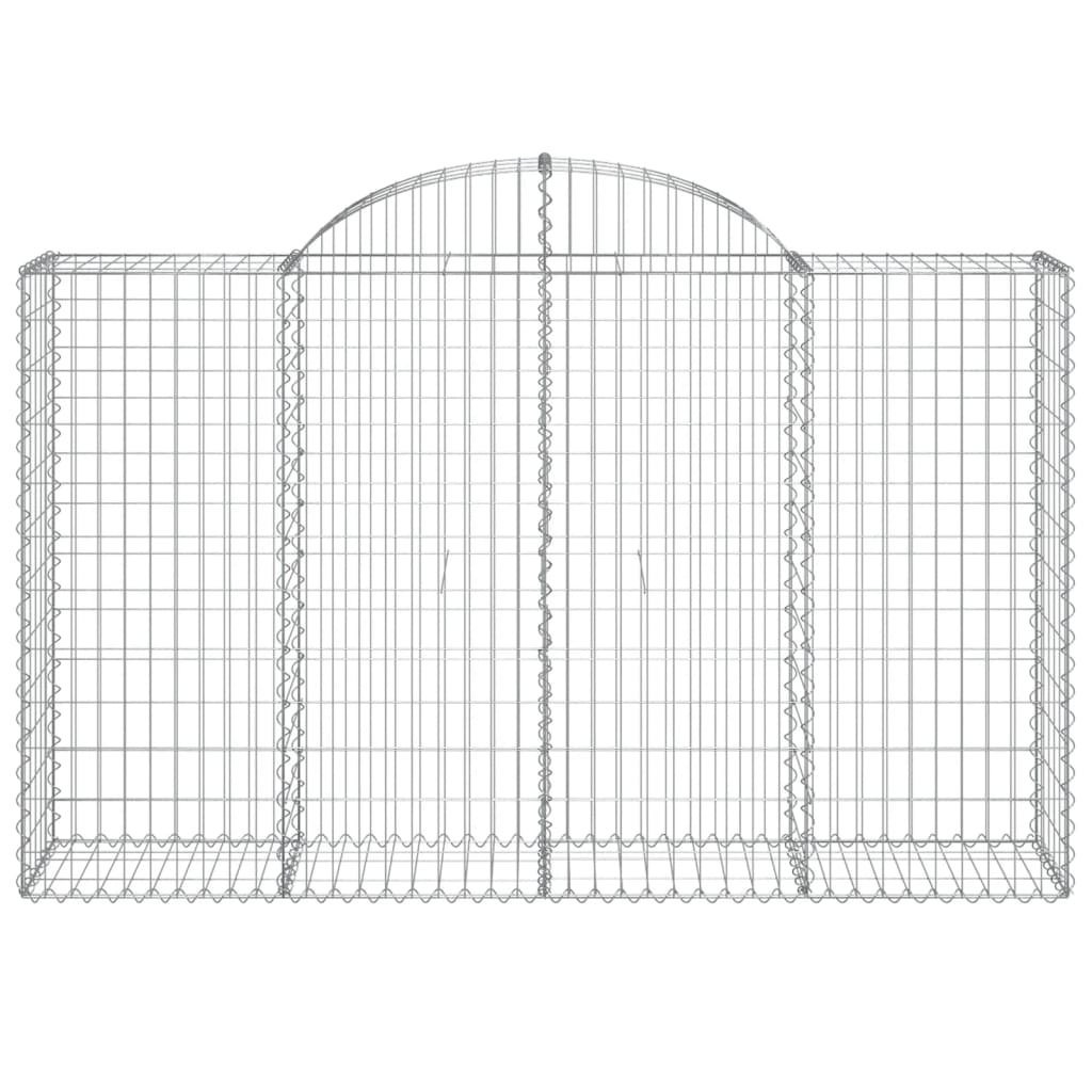 Schanskorven 40 st gewelfd 200x50x120/140 cm ijzer