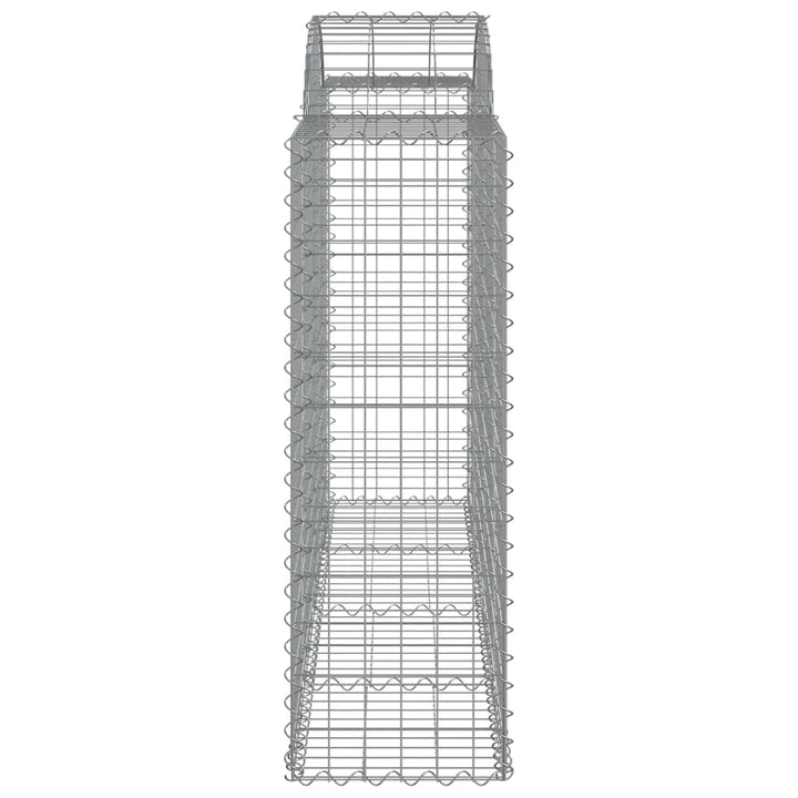 Schanskorven 40 st gewelfd 200x50x120/140 cm ijzer