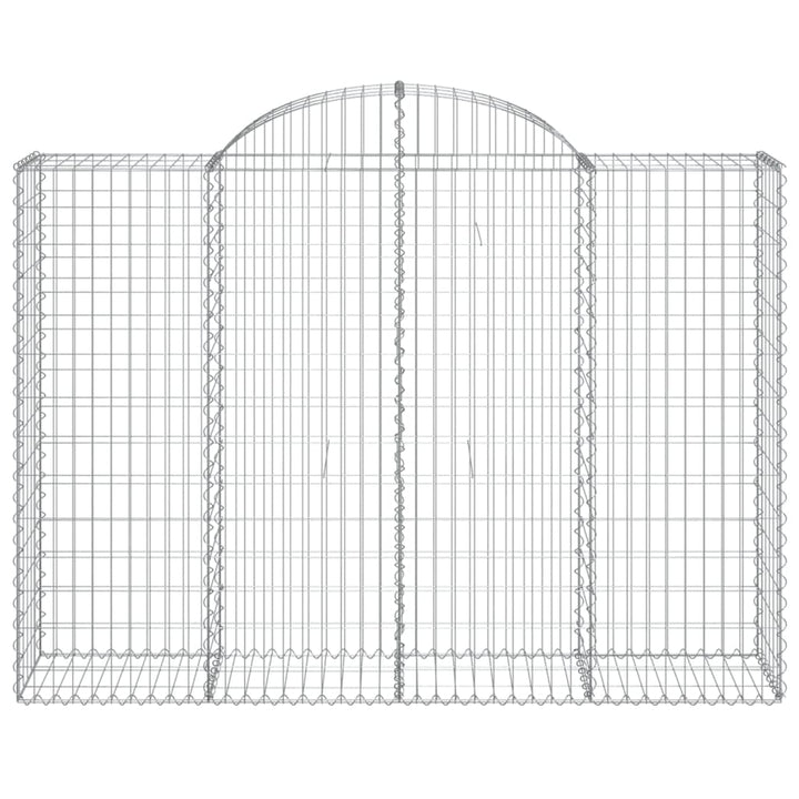 Schanskorven 25 st gewelfd 200x50x140/160 cm ijzer