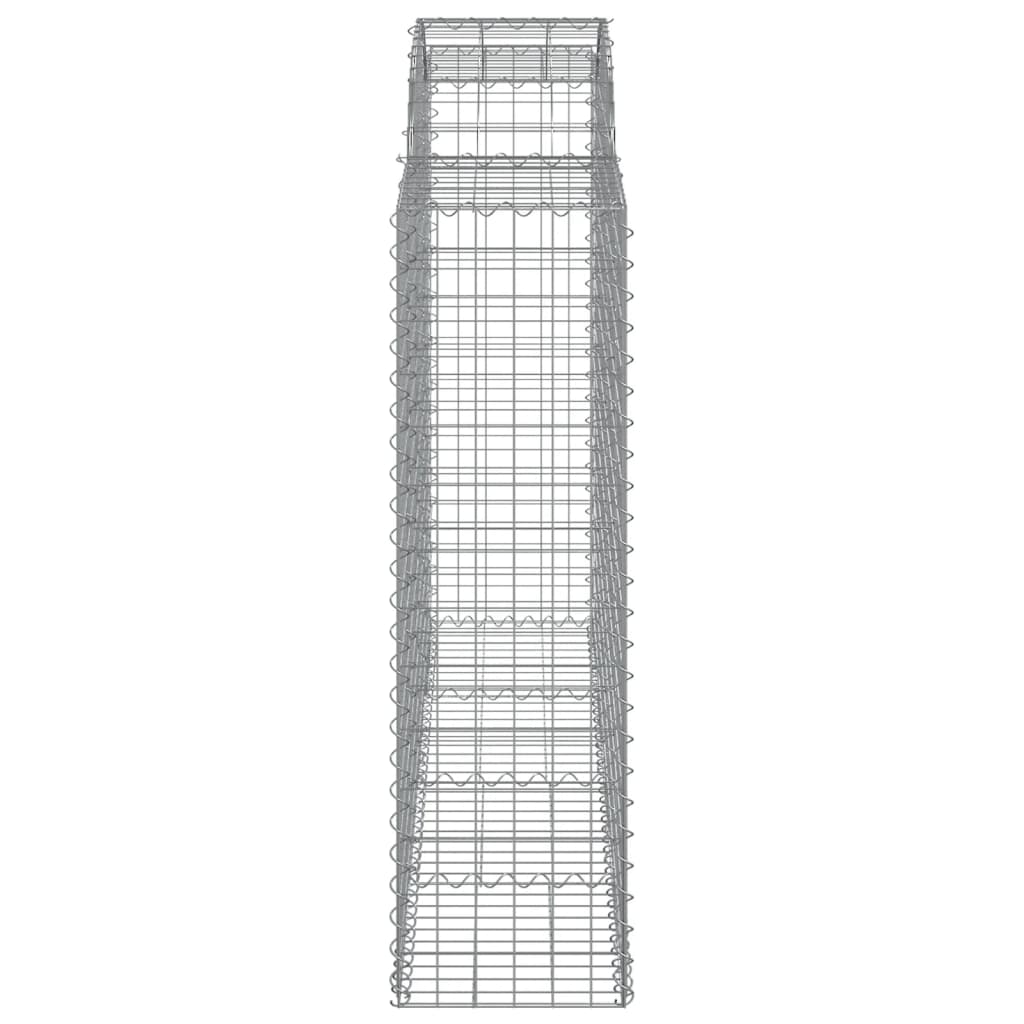 Schanskorven 25 st gewelfd 200x50x140/160 cm ijzer