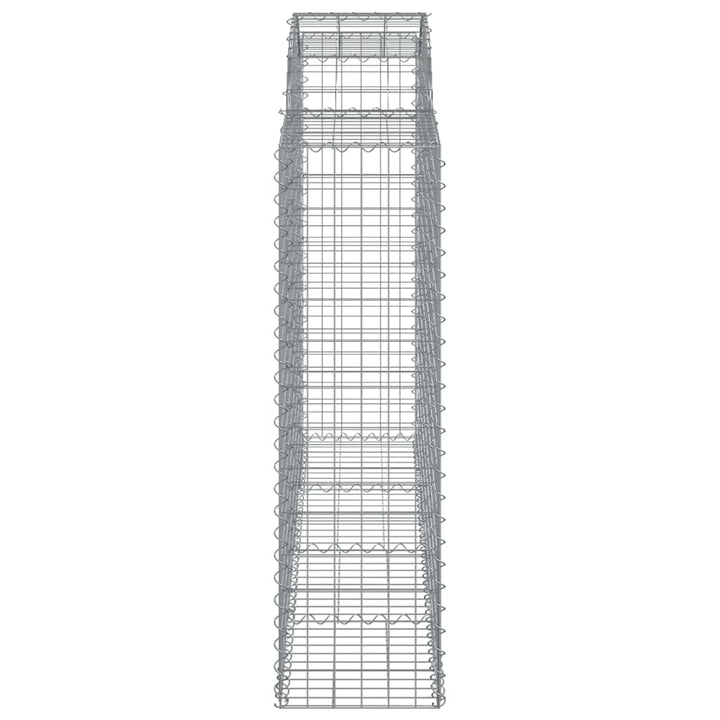 Schanskorven 30 st gewelfd 200x50x140/160 cm ijzer