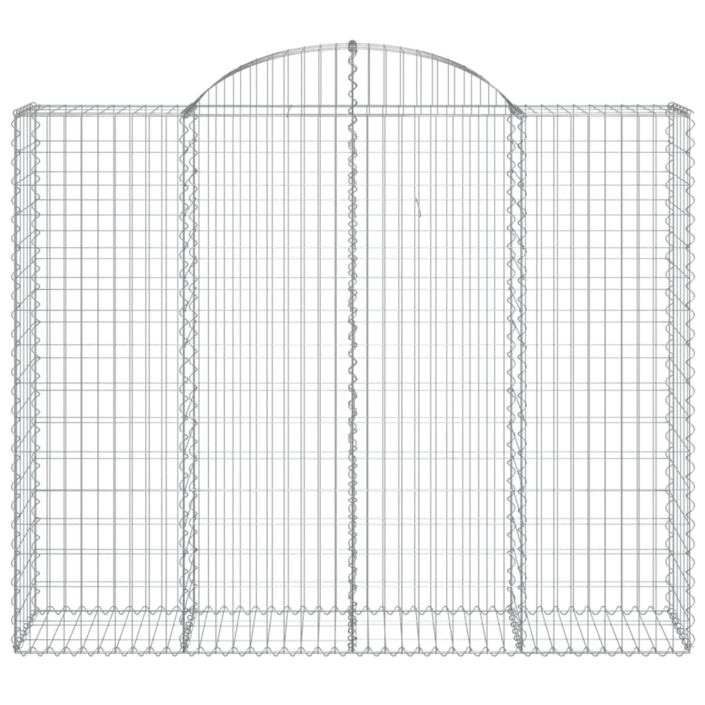 Schanskorven 14 st gewelfd 200x50x160/180 cm ijzer