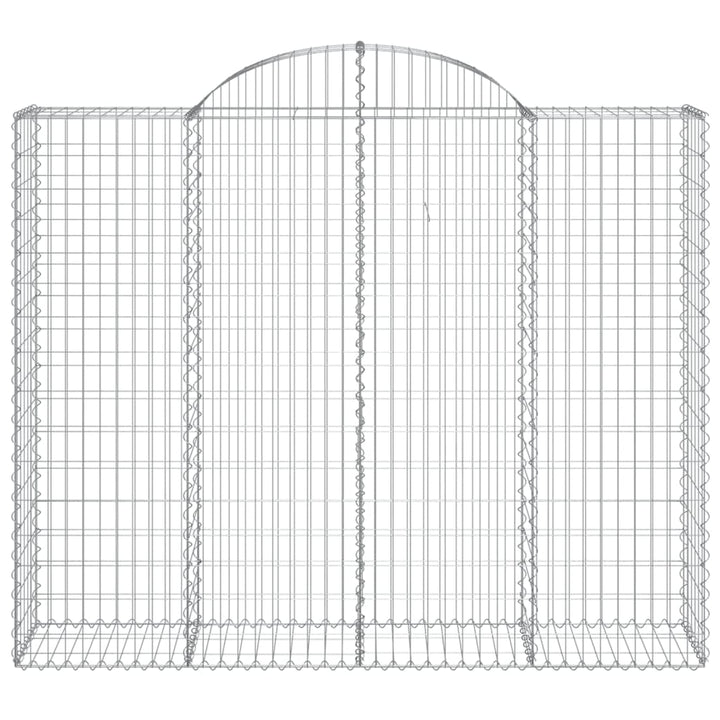 Schanskorven 14 st gewelfd 200x50x160/180 cm ijzer