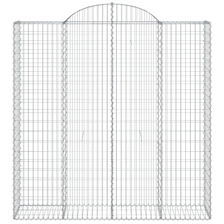 Schanskorven 7 st gewelfd 200x50x200/220 cm ijzer